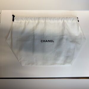 CHANEL White Dust Bag - Excellent Condition